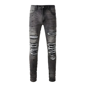 The Blackwell Distressed Biker Jeans WellMan Studios 28 