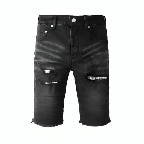 The Drake Distressed Denim Shorts WellMan Studios 28 