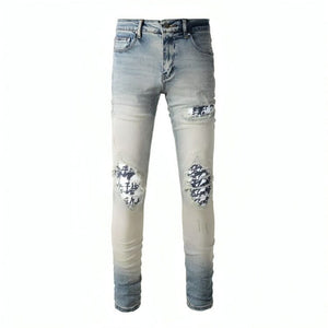 The Marcellus Distressed Jeans WellMan Studios Blue 28 