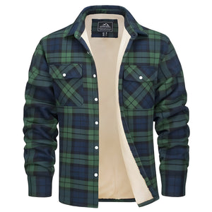 The Dakota Winter Flannel - Multiple Colors 0 WM Studios Green S 