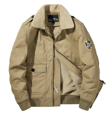 The Cowboy Winter Bomber Jacket - Multiple Colors 0 WM Studios Khaki XS 