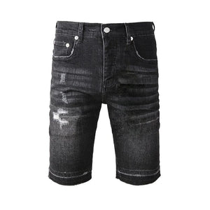 The Windsor Distressed Denim Shorts WellMan Studios 28 