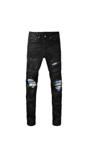 The Havoc Distressed Biker Jeans WellMan Studios 