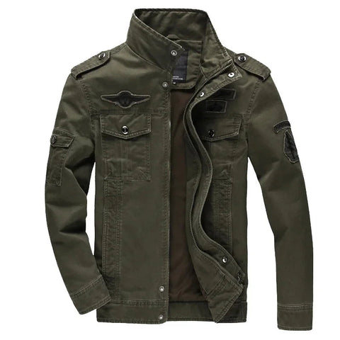 The Tavian Biker Jacket WellMan Studios Green XXS 